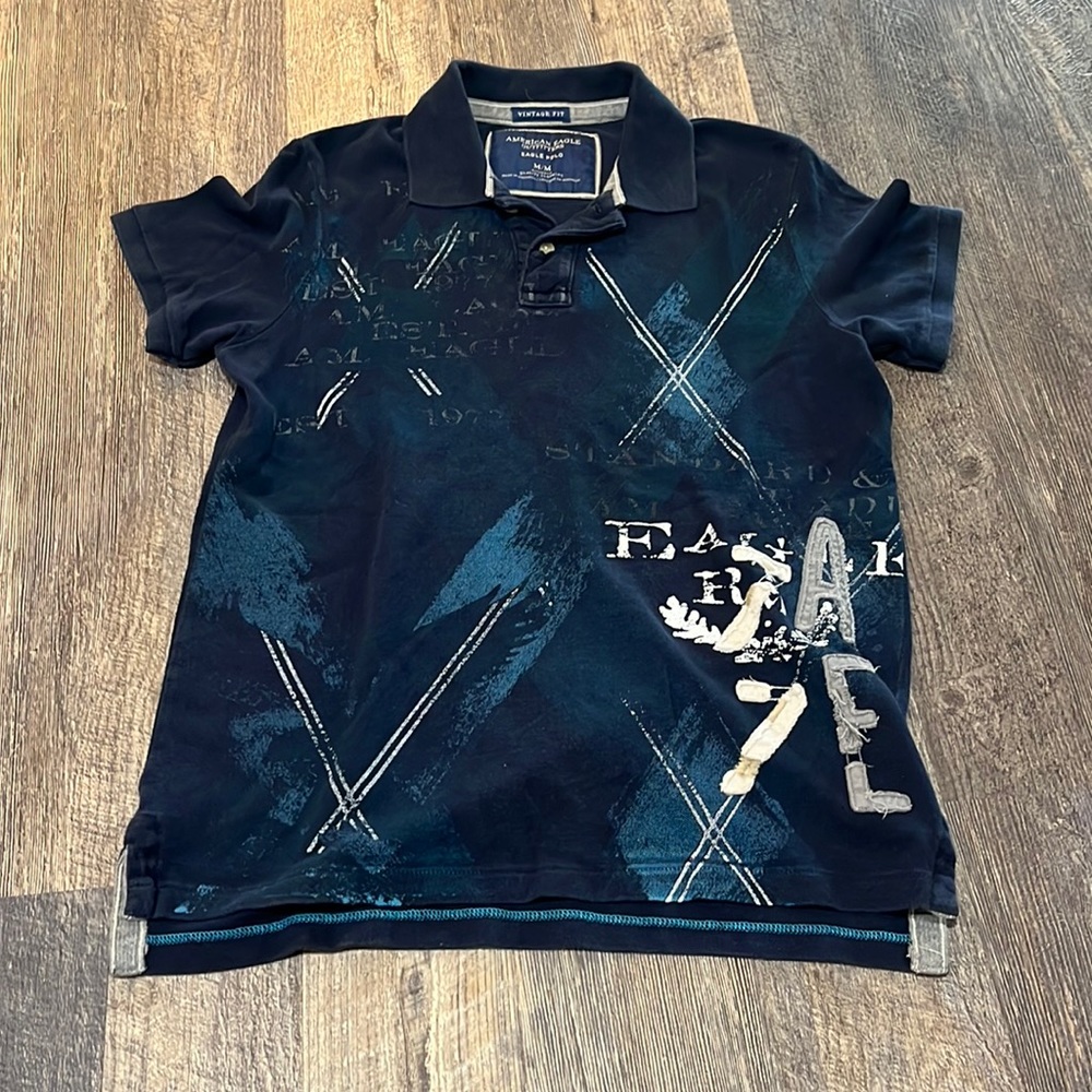 American eagle polo shirt, medium